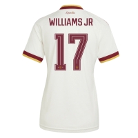 Camiseta España Nico Williams #17 Segunda Equipación Replica Mundial 2026 para mujer mangas cortas